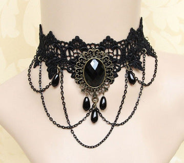 Popular Lace Jewelry, Big-name European and American Hot-selling Lace Necklace, Versatile Neck Chain