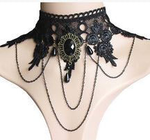 Popular Lace Jewelry, Big-name European and American Hot-selling Lace Necklace, Versatile Neck Chain