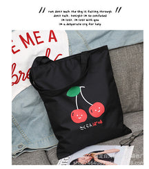 Canvas Bag Female Student Korean Version Large Capacity Simple Shoulder Bag Handbag To Picture Wholesale
