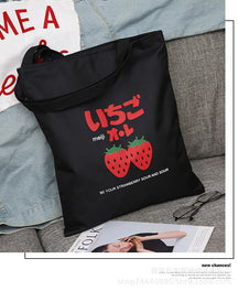 Canvas Bag Female Student Korean Version Large Capacity Simple Shoulder Bag Handbag To Picture Wholesale