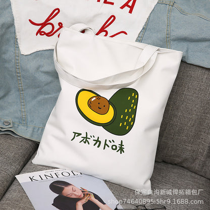 Canvas Bag Female Student Korean Version Large Capacity Simple Shoulder Bag Handbag To Picture Wholesale