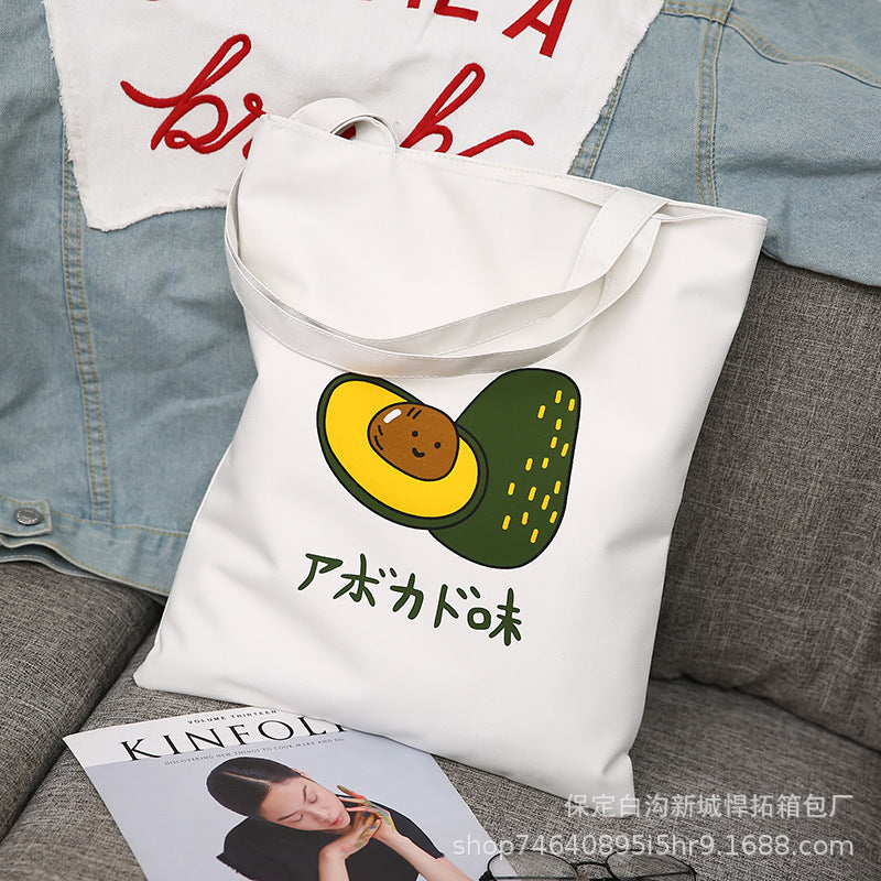 Canvas Bag Female Student Korean Version Large Capacity Simple Shoulder Bag Handbag To Picture Wholesale