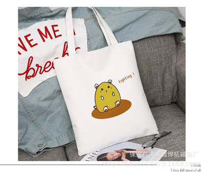 Canvas Bag Female Student Korean Version Large Capacity Simple Shoulder Bag Handbag To Picture Wholesale