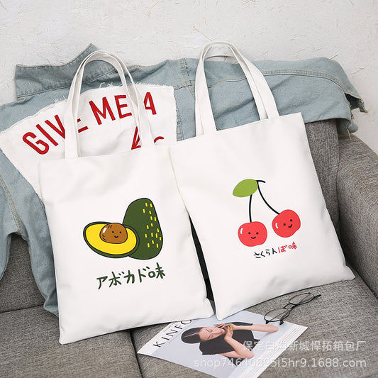 Canvas Bag Female Student Korean Version Large Capacity Simple Shoulder Bag Handbag To Picture Wholesale