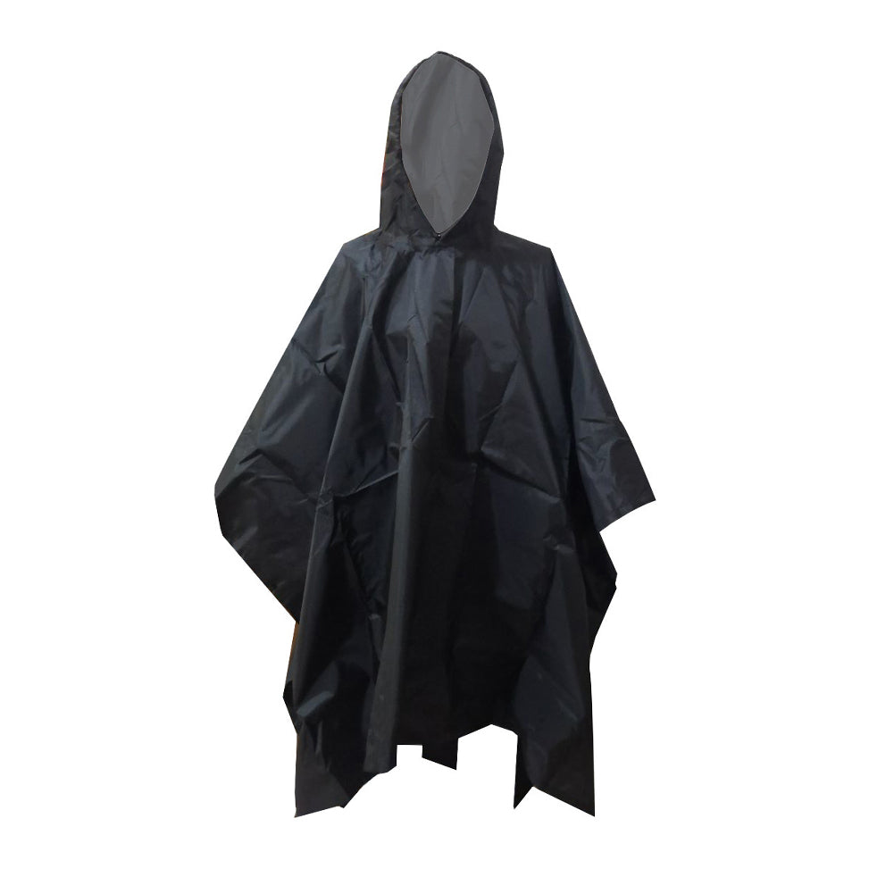 【User-friendly】 3 in 1 Waterproof Long Rain Coat Jacket Hooded Poncho for Outdoor Hiking Travel Fishing Motorcycle Rain Rainwear Suit