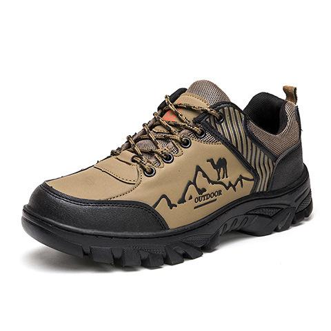 Men's Shoes Mountaineering Shoes 2024 New Four-season Outdoor Sports Shoes Waterproof and Non-slip Labor Insurance Shoes Fashion Casual Shoes