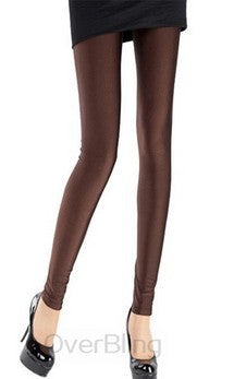 Foreign Trade Large-size Women's Clothing New Elastic Nine-point Women's Pants Summer Thin Candy-colored Fluorescent Leggings