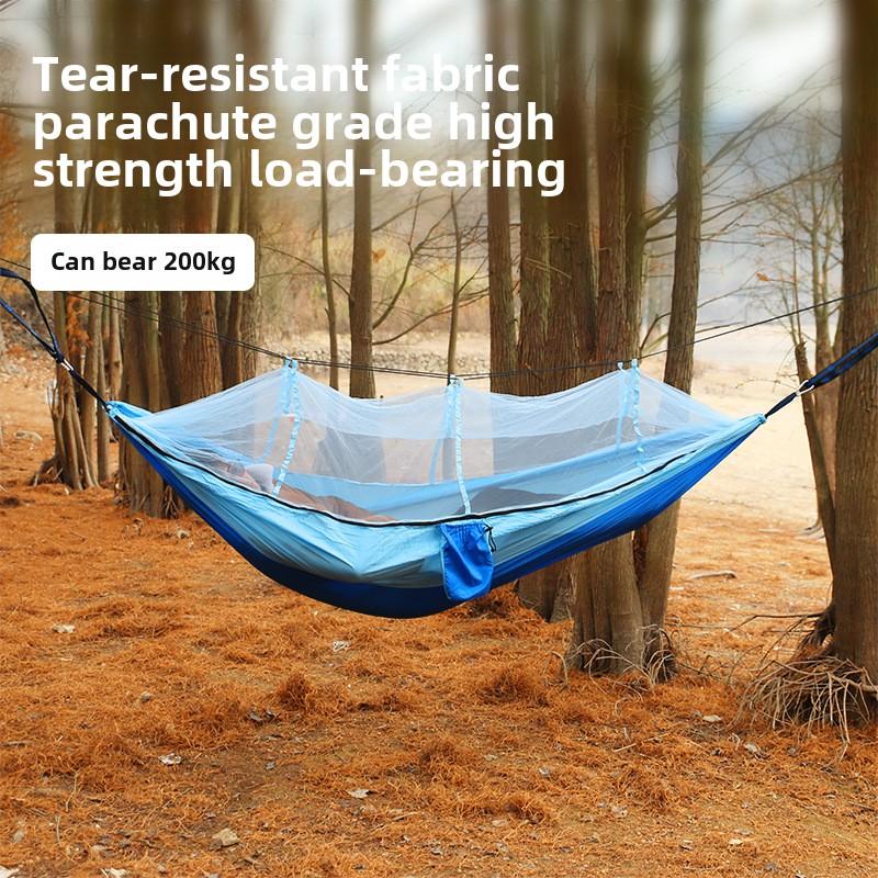 Portable Single Double Mosquito Net Hammock Outdoor Camping with Mosquito Net Hammock Anti-mosquito Camping Mesh Mosquito Net Hammock