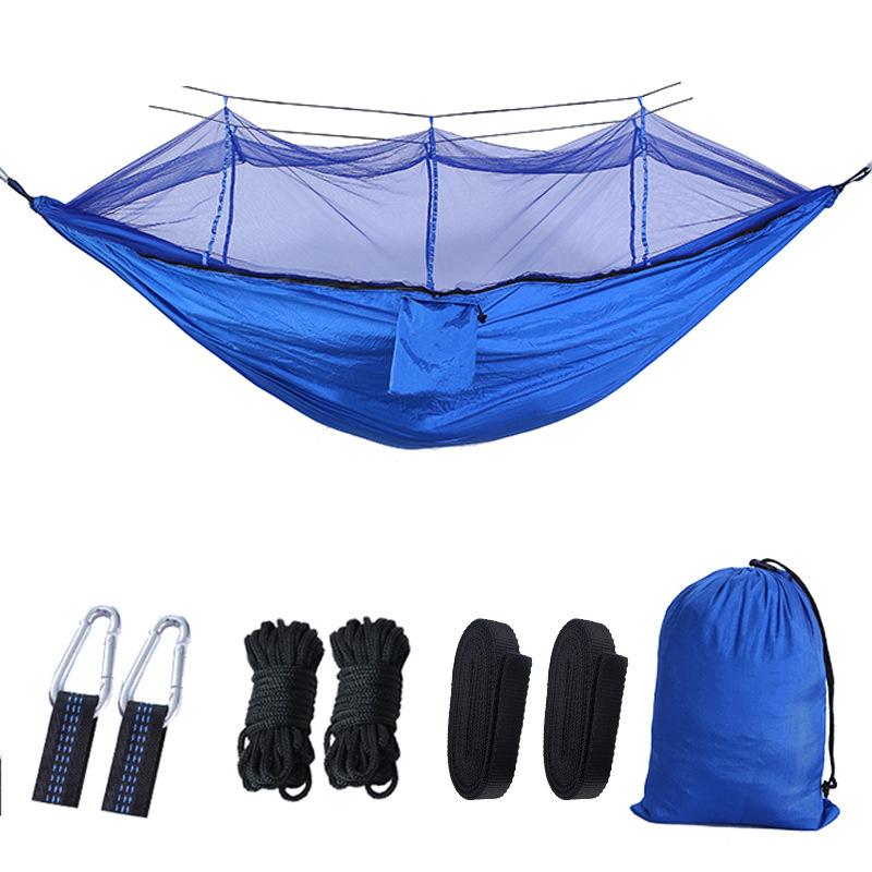 Portable Single Double Mosquito Net Hammock Outdoor Camping with Mosquito Net Hammock Anti-mosquito Camping Mesh Mosquito Net Hammock