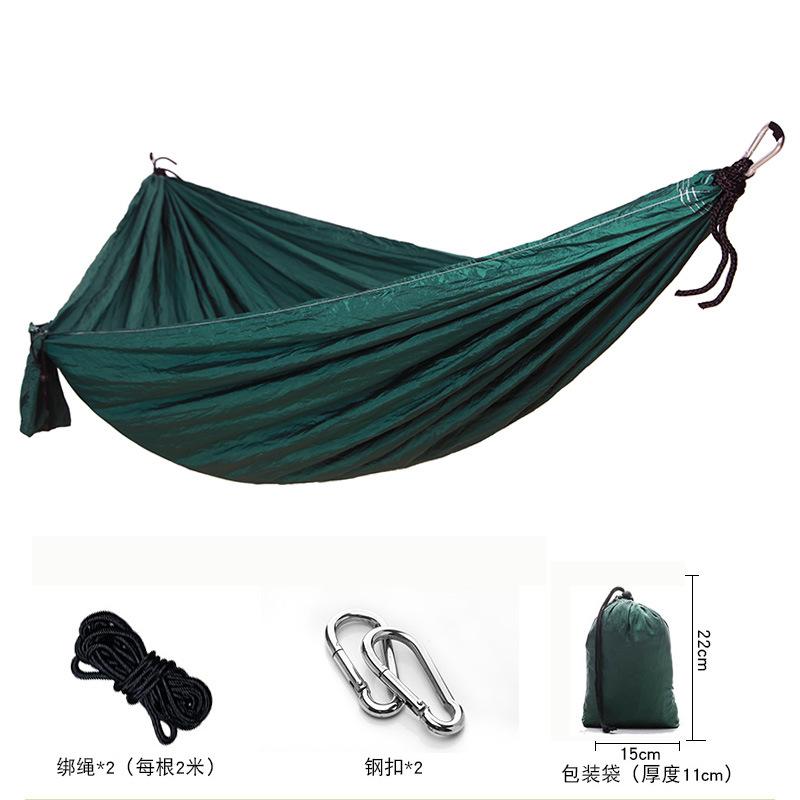 Camping Hiking Hammock Outdoor Nylon Parachute Cloth Hammock (ordinary Version)