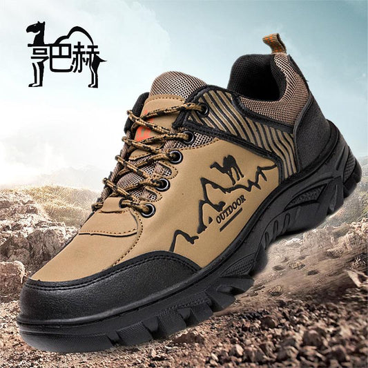 Men's Shoes Mountaineering Shoes 2024 New Four-season Outdoor Sports Shoes Waterproof and Non-slip Labor Insurance Shoes Fashion Casual Shoes