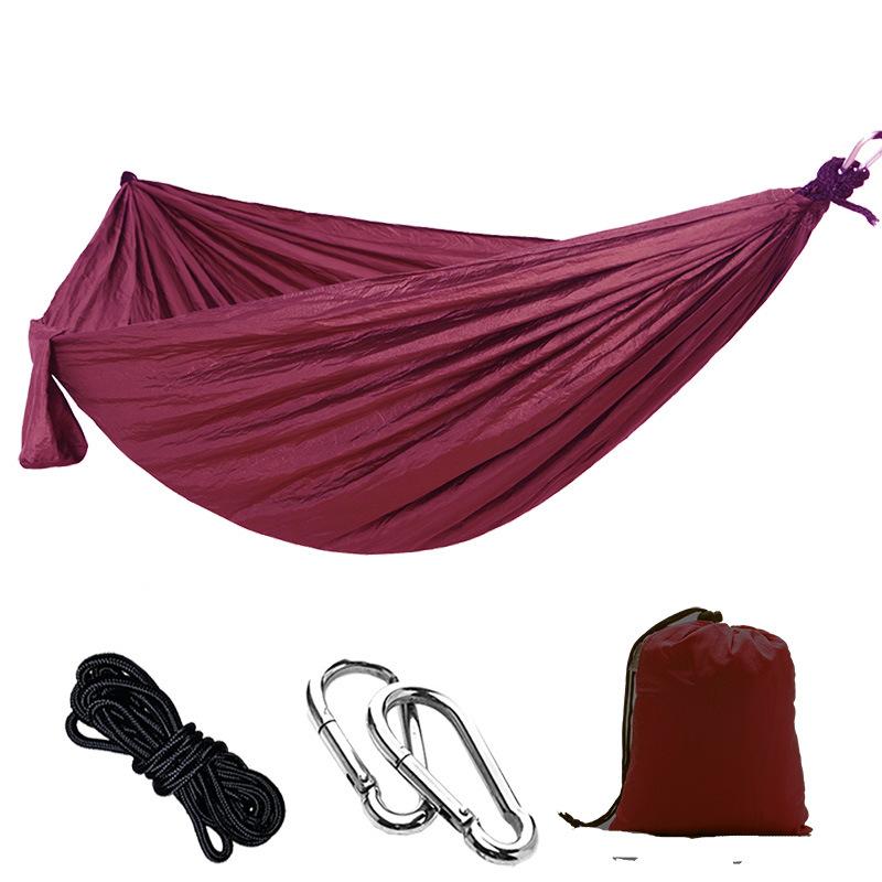 Camping Hiking Hammock Outdoor Nylon Parachute Cloth Hammock (ordinary Version)