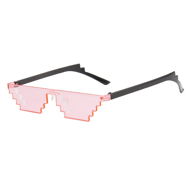 New Mosaic Glasses, Two-dimensional Sunglasses, My World Personalized Pixel Sunglasses Wholesale