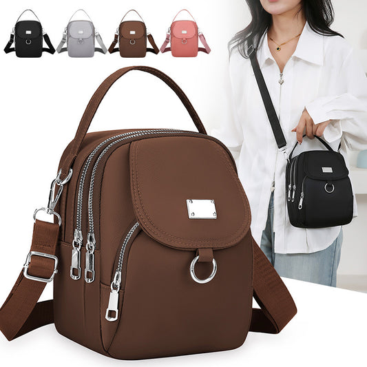 Bags Women's Portable Casual Fashion Oxford Cloth High-end One Shoulder Crossbody Bag Cross-border Women's Crossbody Bag Mobile Phone Bag