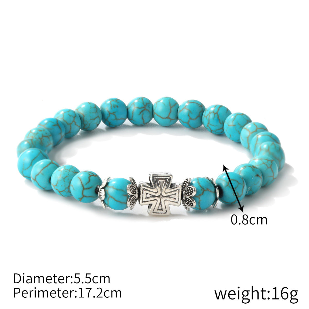 Special Foreign Trade Europe and The United States Popular Beaded Bracelet Women's Set Bohemian Ethnic Style Turquoise Bracelet