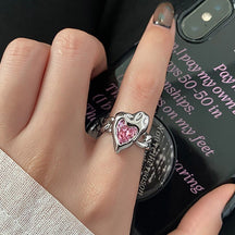 Hot-selling Micro-inlaid Zircon Wrapped Snake Ring Women's Niche Design Sense Fashion Personality Index Finger Ring
