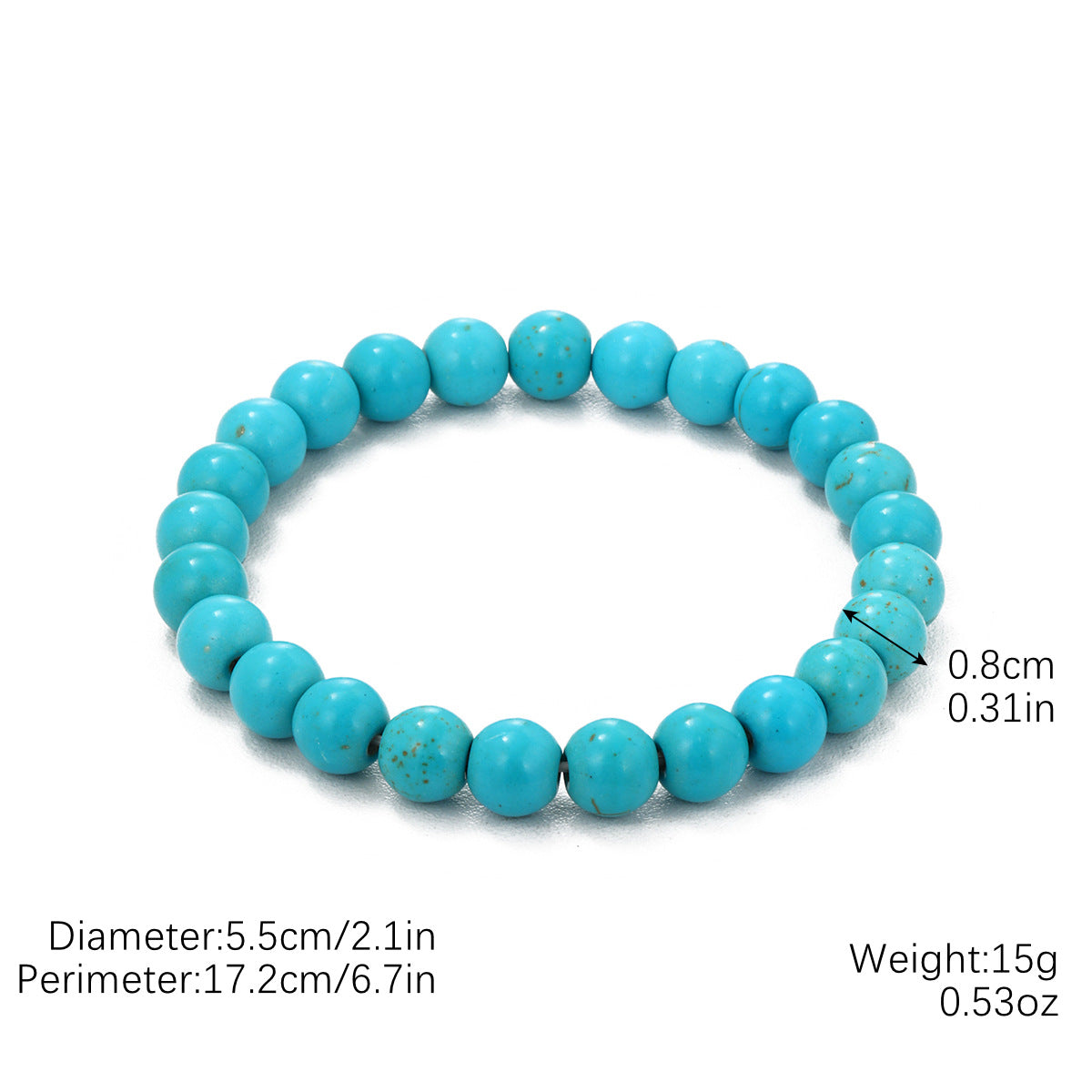Special Foreign Trade Europe and The United States Popular Beaded Bracelet Women's Set Bohemian Ethnic Style Turquoise Bracelet