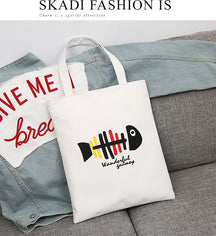 Canvas Bag Female Student Korean Version Large Capacity Simple Shoulder Bag Handbag To Picture Wholesale