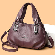 Hot-selling Handbag Large-capacity European and American Style Middle-aged Mother Bag Multi-compartment Shoulder Messenger Bag Cross-border Wholesale