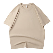 210G Pure Cotton T-shirt Round Neck Solid Color Men's and Women's Same Bottoming Shirt Half-sleeved Spot Short-sleeved T-shirt Casual Summer