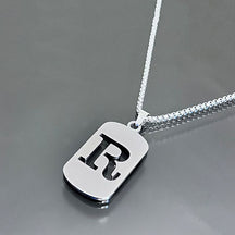 Hot-selling High-end Hollow Letter Titanium Steel Necklace Men's and Women's Clothing Stainless Steel Accessories Niche Jewelry Wholesale