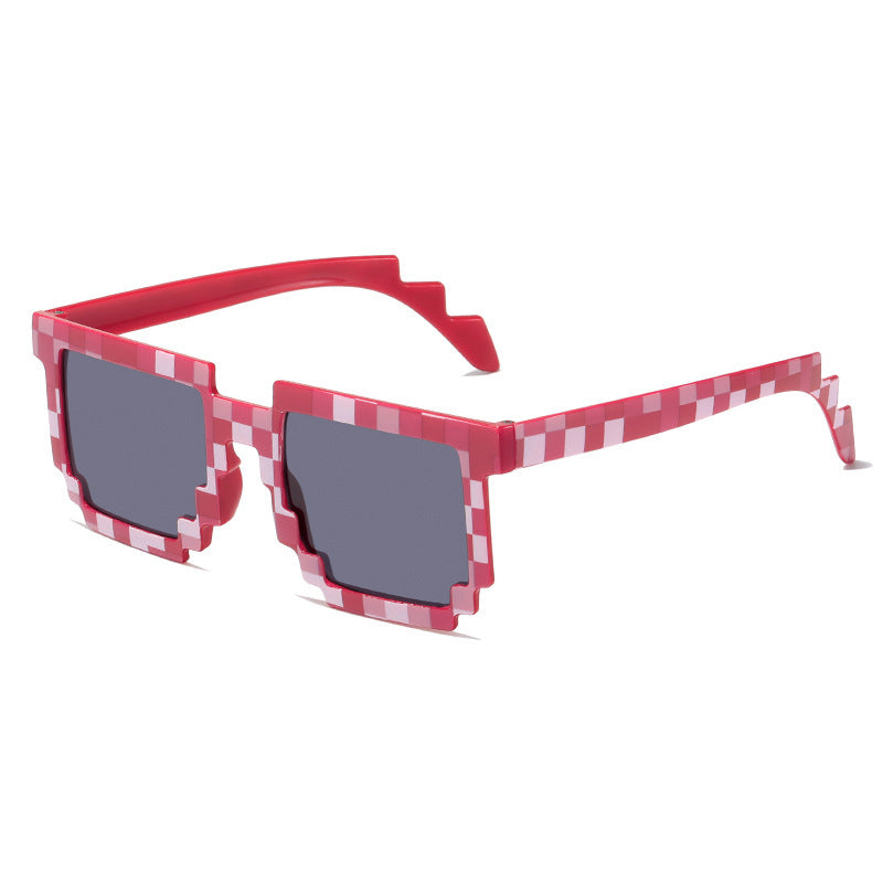 New Mosaic Glasses, Two-dimensional Sunglasses, My World Personalized Pixel Sunglasses Wholesale