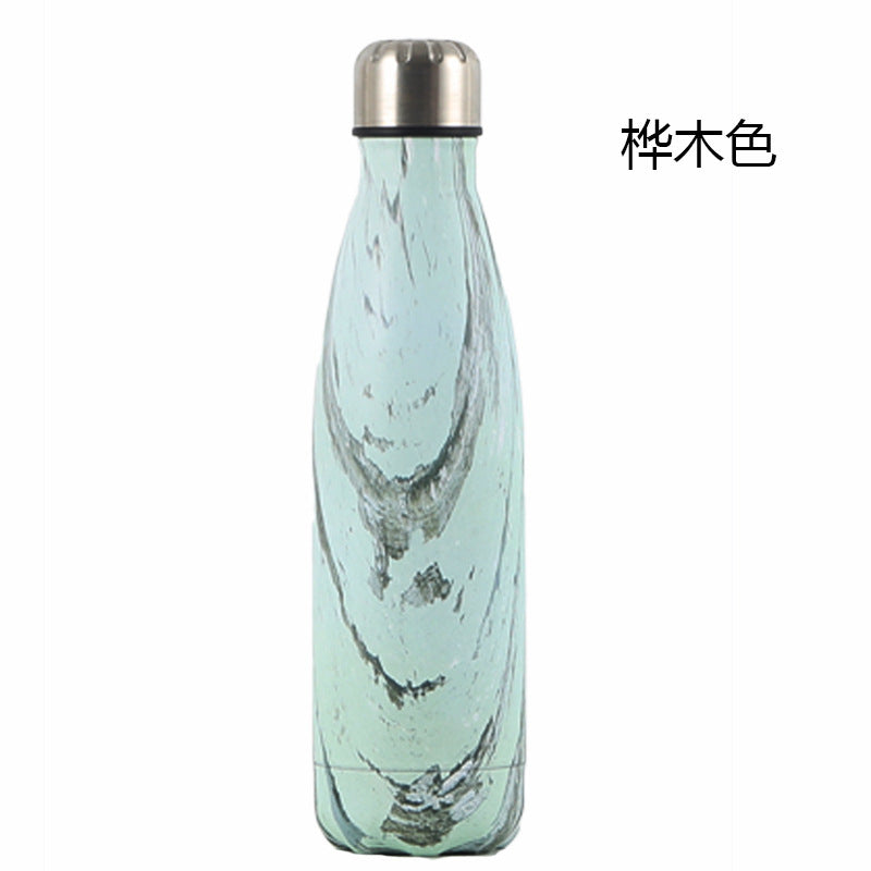 Source Factory Cross-border Exclusive Supply of Amazon 304 Stainless Steel Sports Kettle Gift Cup Coke Bottle Thermos Cup