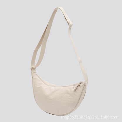 Shoulder Bag Japanese Bag Autumn Women's 2025 New Messenger Bag Versatile Underarm Bag Moon Tooth Bag Fashion Dumpling Bag