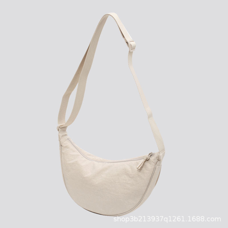 Shoulder Bag Japanese Bag Autumn Women's 2025 New Messenger Bag Versatile Underarm Bag Moon Tooth Bag Fashion Dumpling Bag