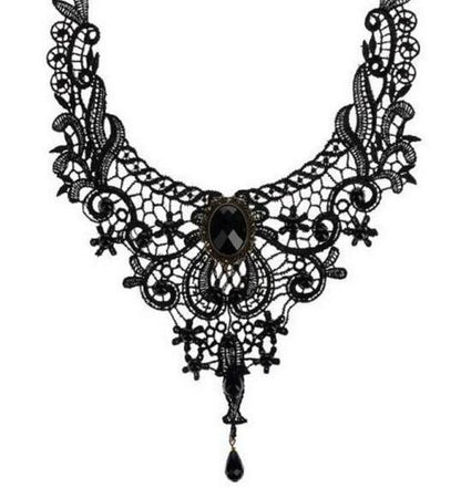 Popular Lace Jewelry, Big-name European and American Hot-selling Lace Necklace, Versatile Neck Chain