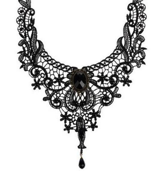 Popular Lace Jewelry, Big-name European and American Hot-selling Lace Necklace, Versatile Neck Chain