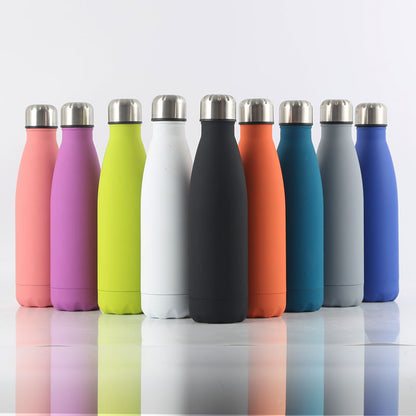 Source Factory Cross-border Exclusive Supply of Amazon 304 Stainless Steel Sports Kettle Gift Cup Coke Bottle Thermos Cup