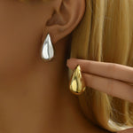 Hot-selling Environment Popular Design Sense Chubby Water Drop Earrings Simple Fashion Acrylic Earrings Ear Jewelry