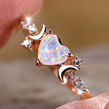 Ring Popular Hot Selling European and American Rings Female Opal Ring Wholesale
