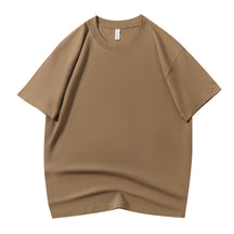 210G Pure Cotton T-shirt Round Neck Solid Color Men's and Women's Same Bottoming Shirt Half-sleeved Spot Short-sleeved T-shirt Casual Summer
