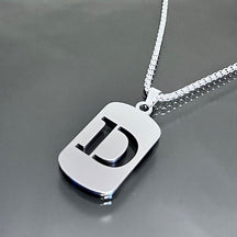 Hot-selling High-end Hollow Letter Titanium Steel Necklace Men's and Women's Clothing Stainless Steel Accessories Niche Jewelry Wholesale
