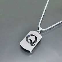 Hot-selling High-end Hollow Letter Titanium Steel Necklace Men's and Women's Clothing Stainless Steel Accessories Niche Jewelry Wholesale
