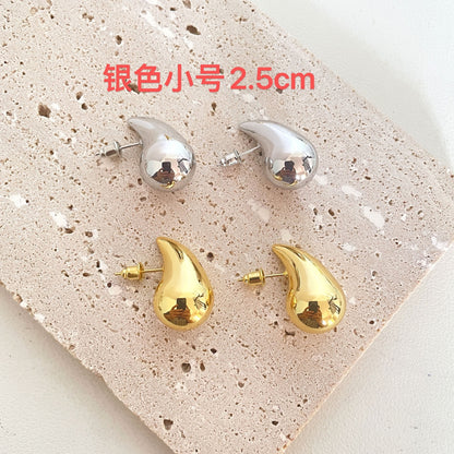 Hot-selling Environment Popular Design Sense Chubby Water Drop Earrings Simple Fashion Acrylic Earrings Ear Jewelry