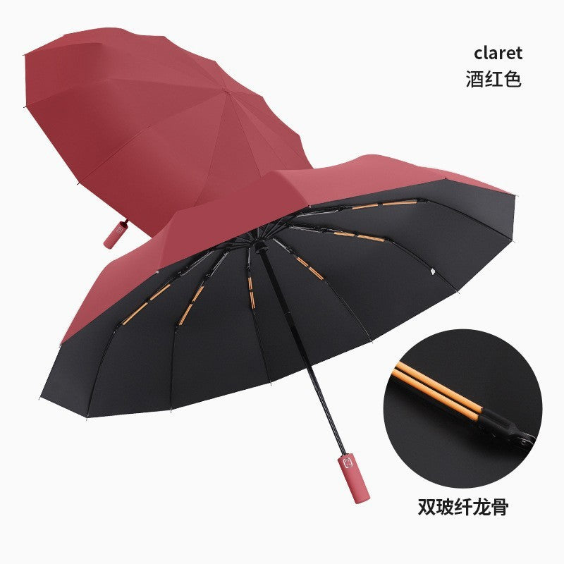 UV vinyl sun umbrella sunscreen sunshade umbrella UV protection women's three folding advertising umbrella wholesale custom logo