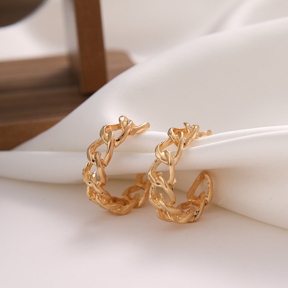 XP17 Exquisite Super Flash Mesh Yarn Zircon Earrings Women's Ins Trendy Light Luxury Niche High-end Design Pendant Stud Earrings