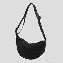 Shoulder Bag Japanese Bag Autumn Women's 2025 New Messenger Bag Versatile Underarm Bag Moon Tooth Bag Fashion Dumpling Bag
