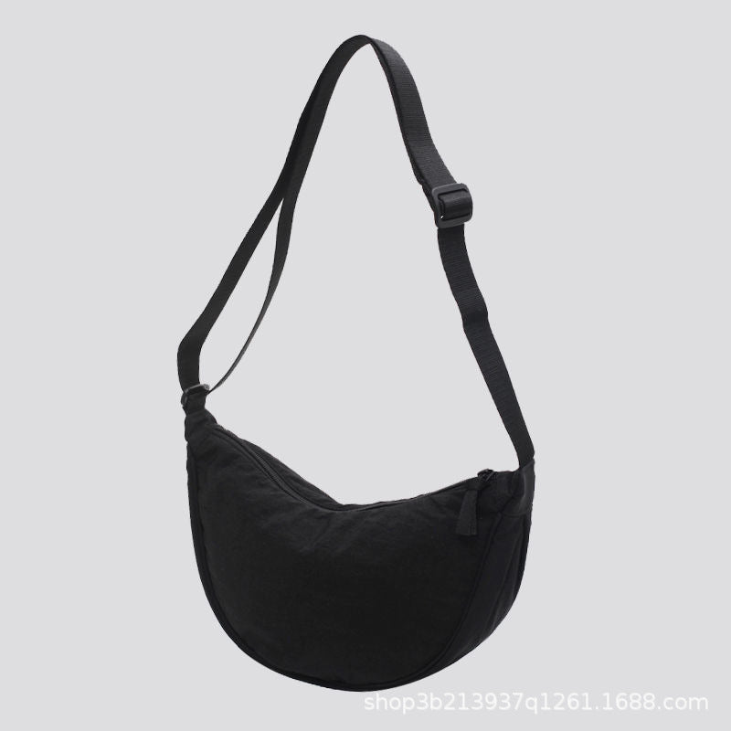 Shoulder Bag Japanese Bag Autumn Women's 2025 New Messenger Bag Versatile Underarm Bag Moon Tooth Bag Fashion Dumpling Bag
