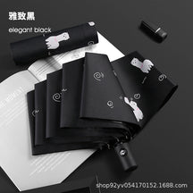 [Special Offer] Manual Vinyl Sunscreen Eye Umbrella UV Protection Women's Three-fold Gift Umbrella Clearance Wholesale