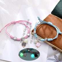 European and American Cross-border Popular Luminous Bracelet Female Student Two Girlfriends Friendship Korean Version Fashion Luminous Bracelet Couple