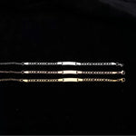 Couple Stainless Steel Bracelet, Foreign Trade Explosion, Men's and Women's Titanium Steel Jewelry Ins Commemorative Gift Can Be Engraved