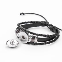 Popular 12 Constellation Cowhide Bracelet Personalized Retro Woven Star Bracelet, Twelve Constellation Leather Bracelet