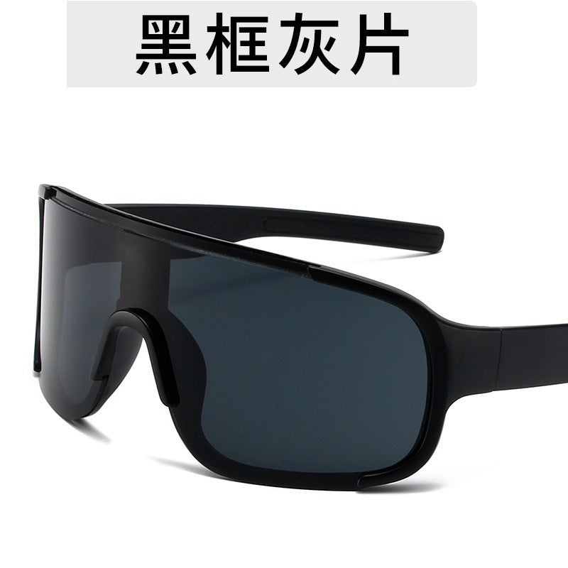 New Fashion Outdoor Riding Glasses Snow Sunglasses Bicycle Motorcycle Goggles Large Frame Thin Sunglasses