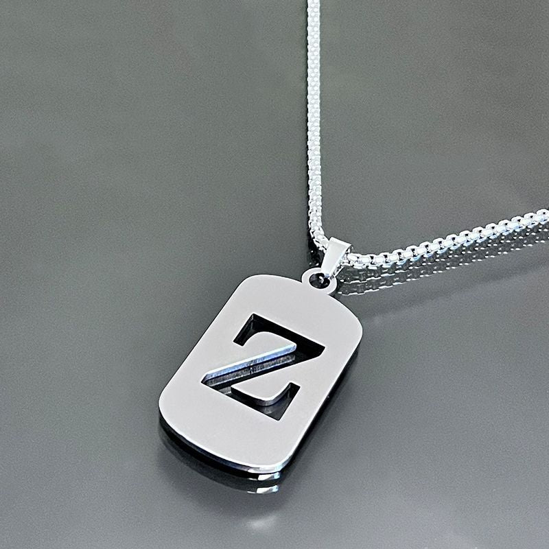 Hot-selling High-end Hollow Letter Titanium Steel Necklace Men's and Women's Clothing Stainless Steel Accessories Niche Jewelry Wholesale