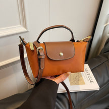 Popular Bag Women 2025 Spring and Summer New High-end Nylon Dumpling Bag Versatile Messenger Canvas Handbag