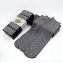 Men's Socks, Thin Medium Tube Men's Socks, Men's Business Socks, Spring and Summer Men's Stockings, Men's Ice Silk Solid Color Wholesale